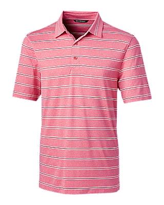Cutter and Buck Forge Heather Stripe Polo - MCK00112 - Embark