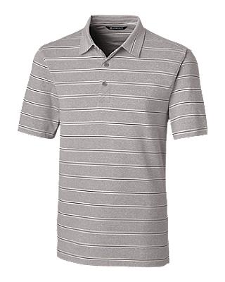 Cutter and Buck Forge Heather Stripe Polo - MCK00112 - Polished