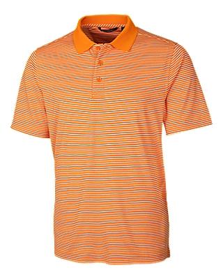 Cutter and Buck Forge Tonal Stripe Polo - MCK00113 - College Orange