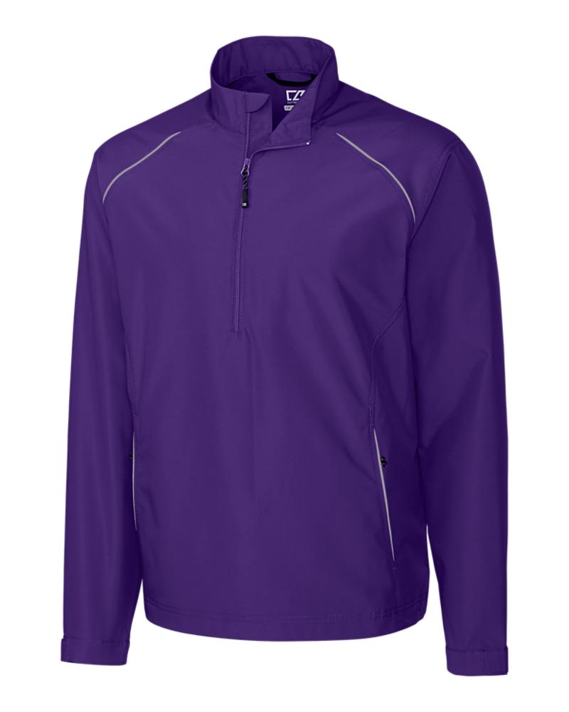MCO00922 - Cutter and Buck - College Purple - Beacon half zip jacket