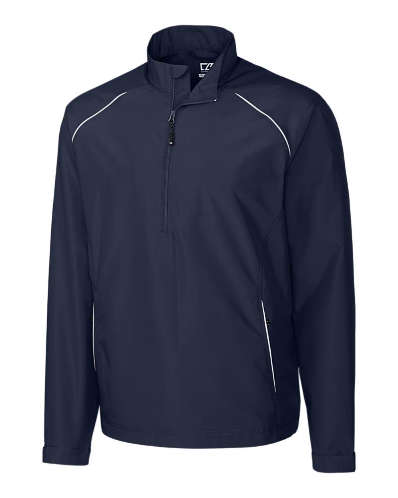 MCO00922 - Cutter and Buck - Navy Blue - Beacon half zip jacket