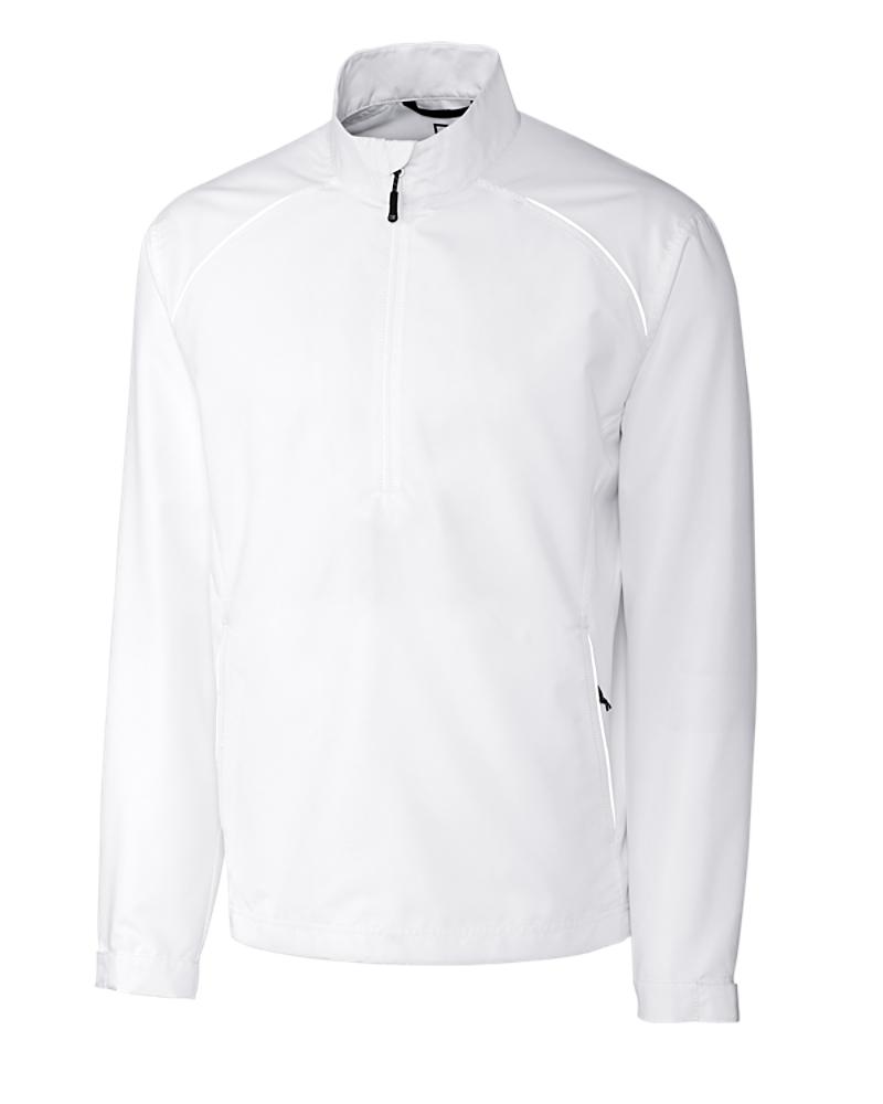 MCO00922 - Cutter and Buck - White - Beacon half zip jacket