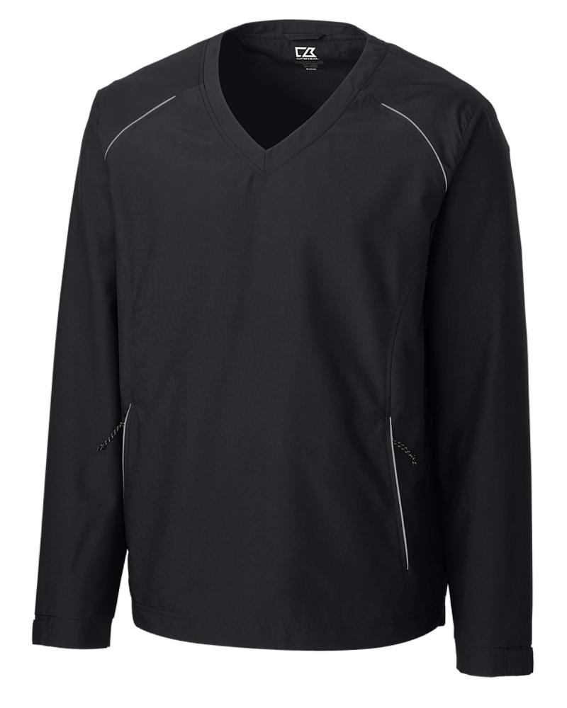 Cutter and Buck Beacon V-Neck Windshirt - MCO00924 - Black