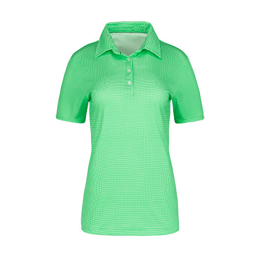 Canada Sportswear  - Patterned Dry Fit Polo Shirt: Women's Cut - S05801 - Green