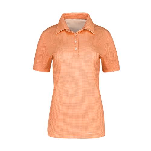 Canada Sportswear  - Patterned Dry Fit Polo Shirt: Women's Cut - S05801 - Orange