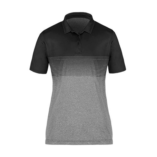 Canada Sportswear  - Patterned Dry Fit Polo Shirt: Women's Cut - S05806 - Grey