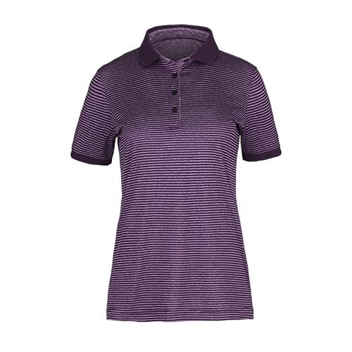 Canada Sportswear  - Patterned Dry Fit Polo Shirt: Women's Cut - S05816 - Purple
