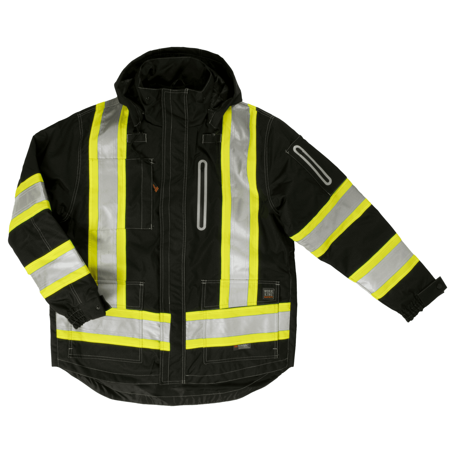 Tough Duck 4-in-1 Safety Jacket - S187 - Black