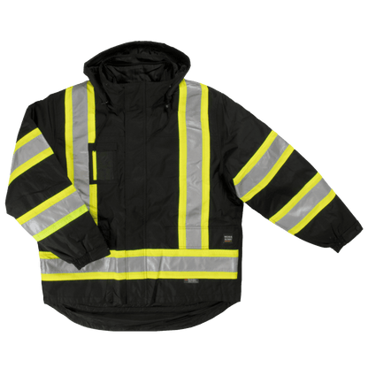 Tough Duck 5-in-1 Safety Jacket - S426 - Black