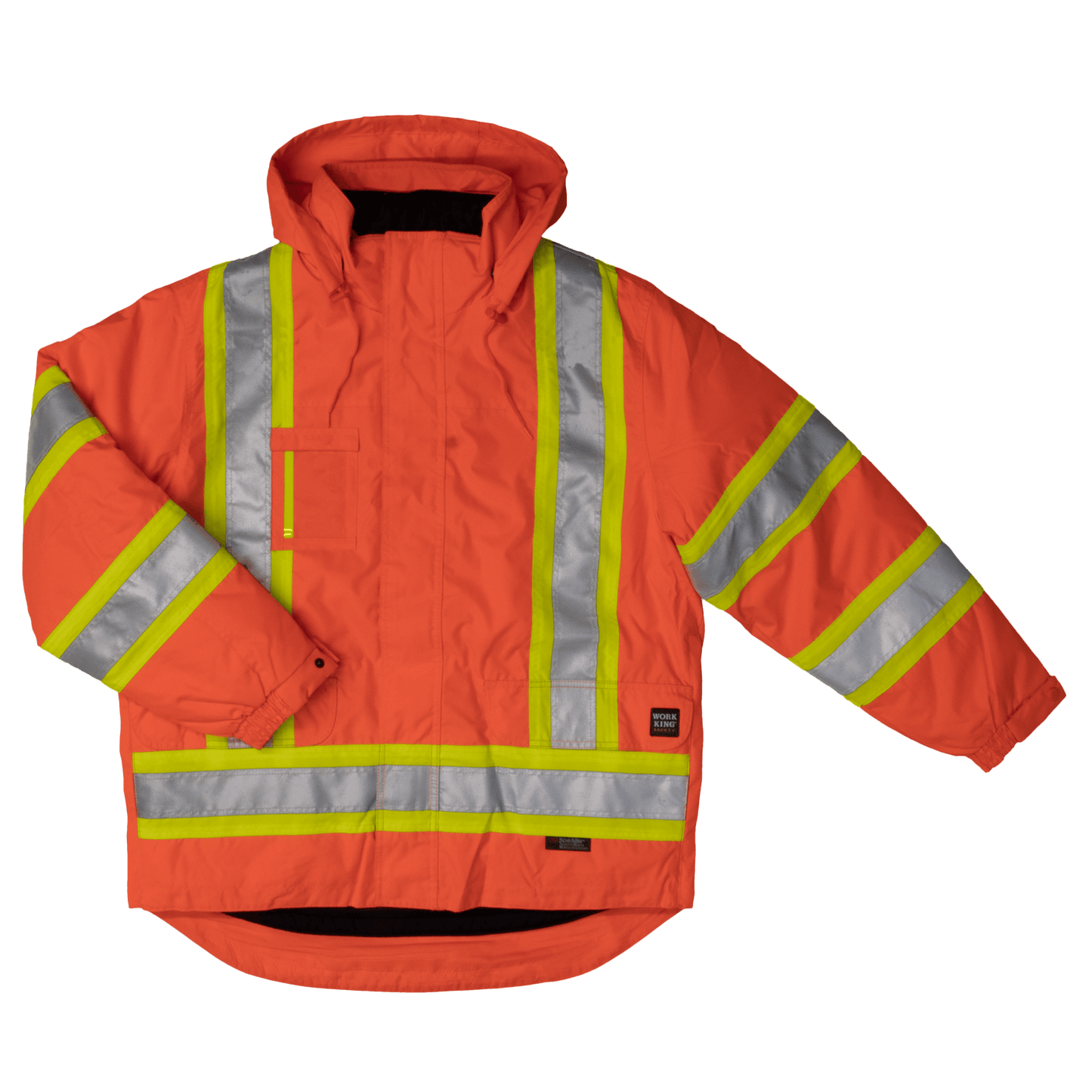 Tough Duck 5-in-1 Safety Jacket - S426 - Solid Orange