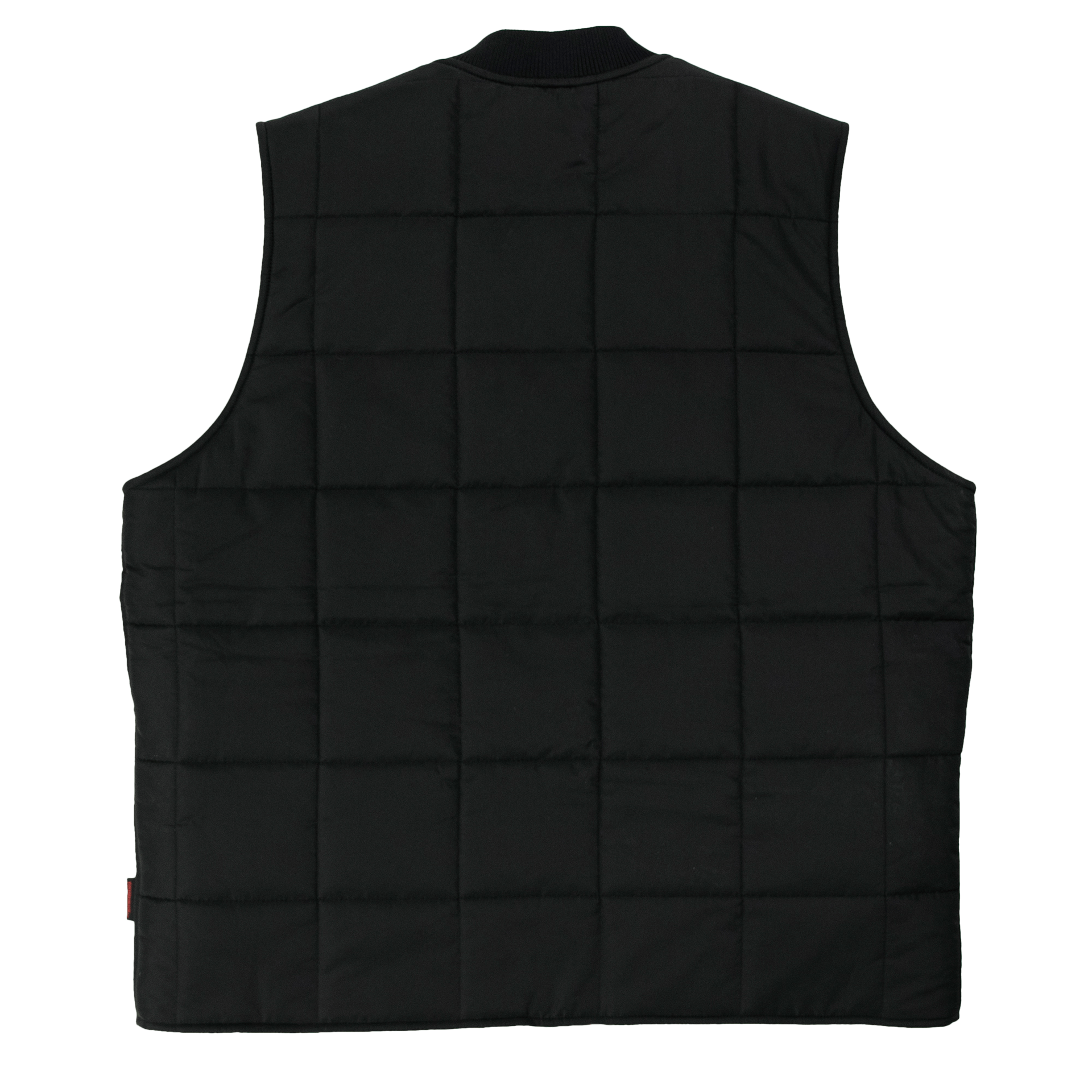 Tough Duck Box Quilted Vest - WV01 - Black - back