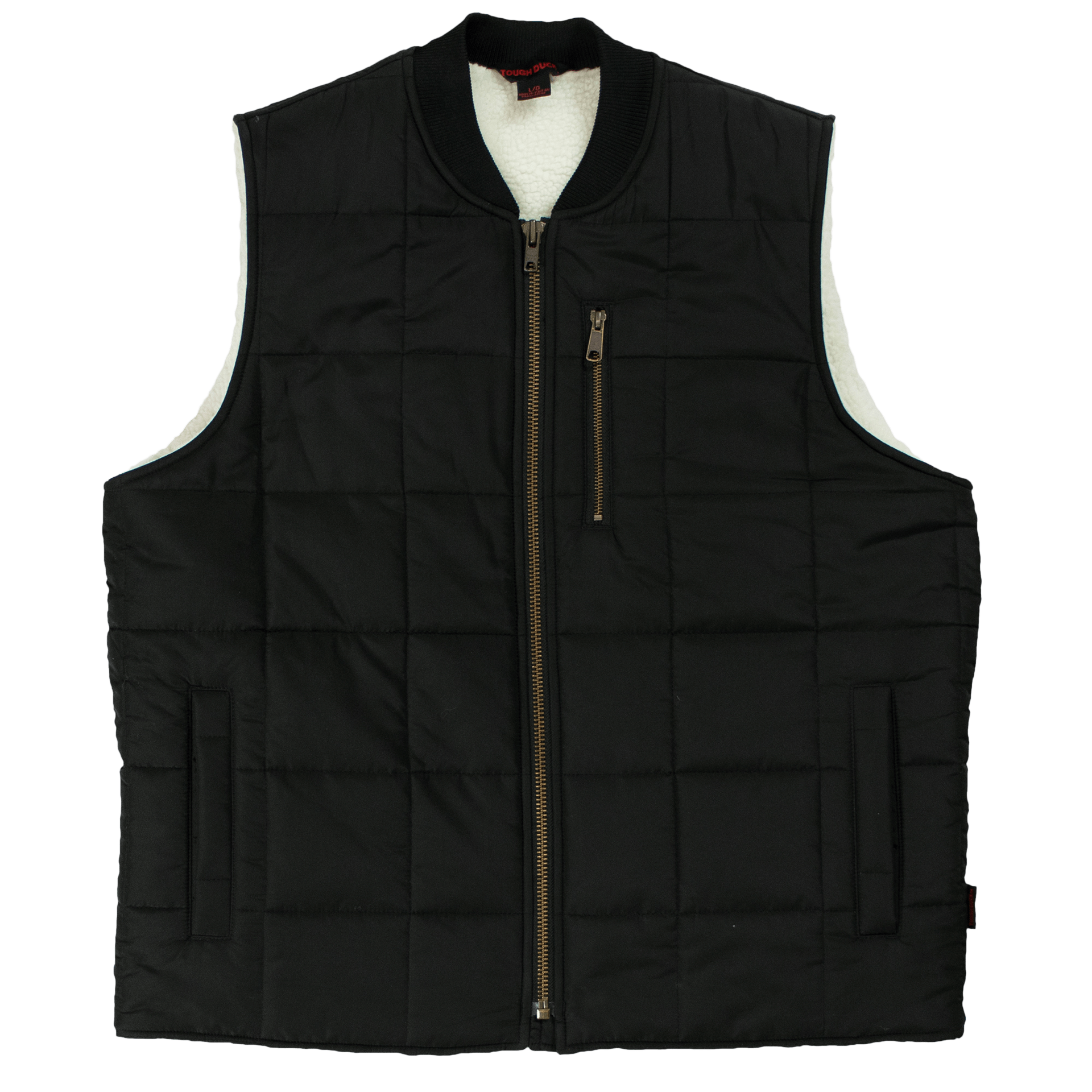 Tough Duck Box Quilted Vest - WV01 - Black