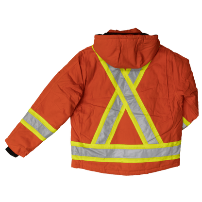 Tough Duck Duck Safety Jacket - S457 - Orange - back