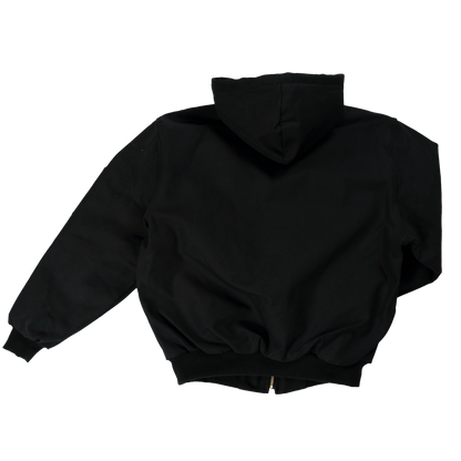 Tough Duck Hooded Bomber Jacket - 5123 - Black - back