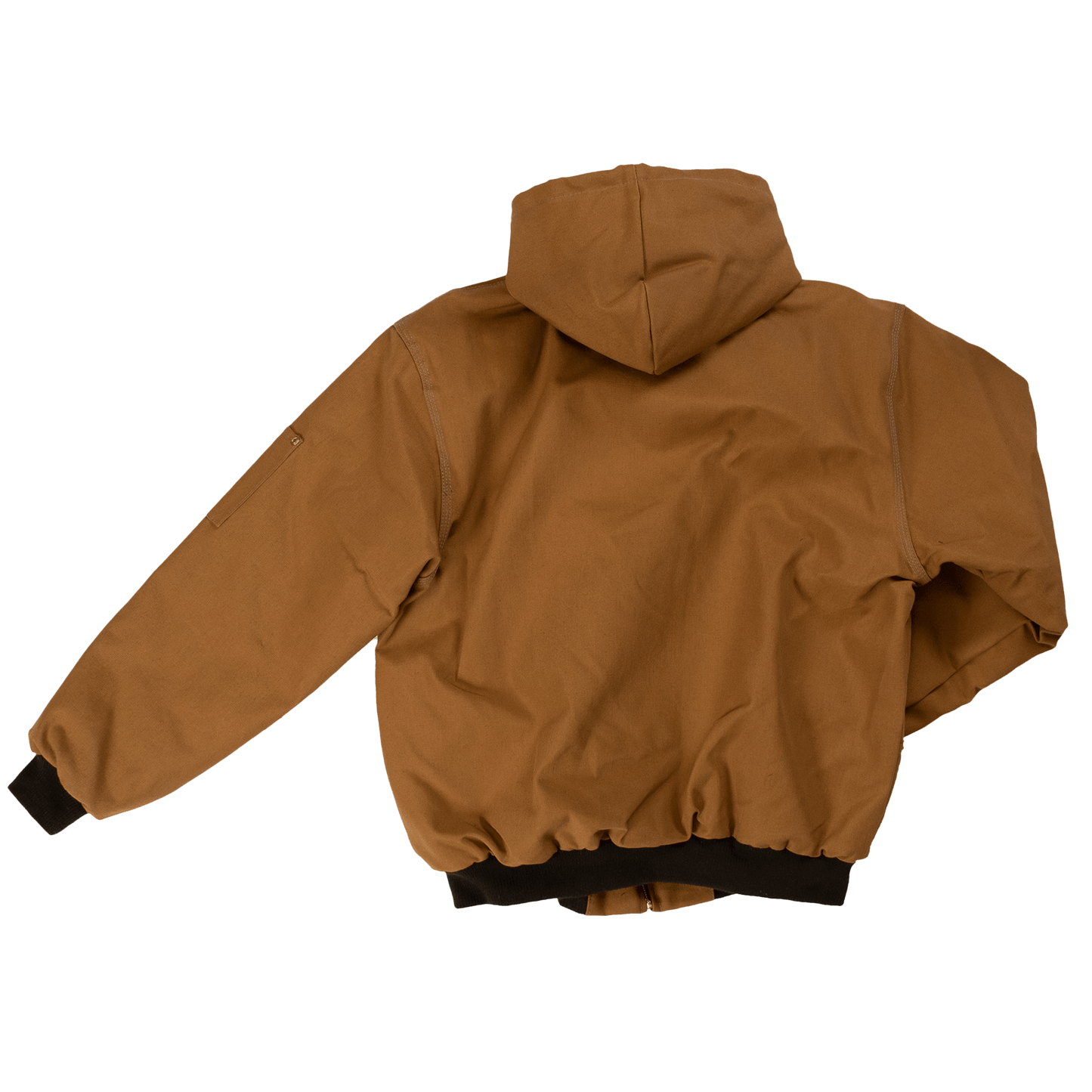 Tough Duck Hooded Bomber Jacket - 5123 - Brown - back
