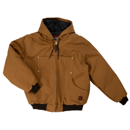 Tough Duck Hooded Bomber Jacket - 5123 - Brown