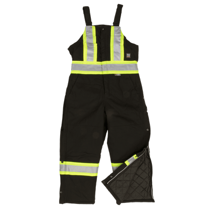 Tough Duck Insulated Safety Overall (Cotton Duck) - S757 - Black