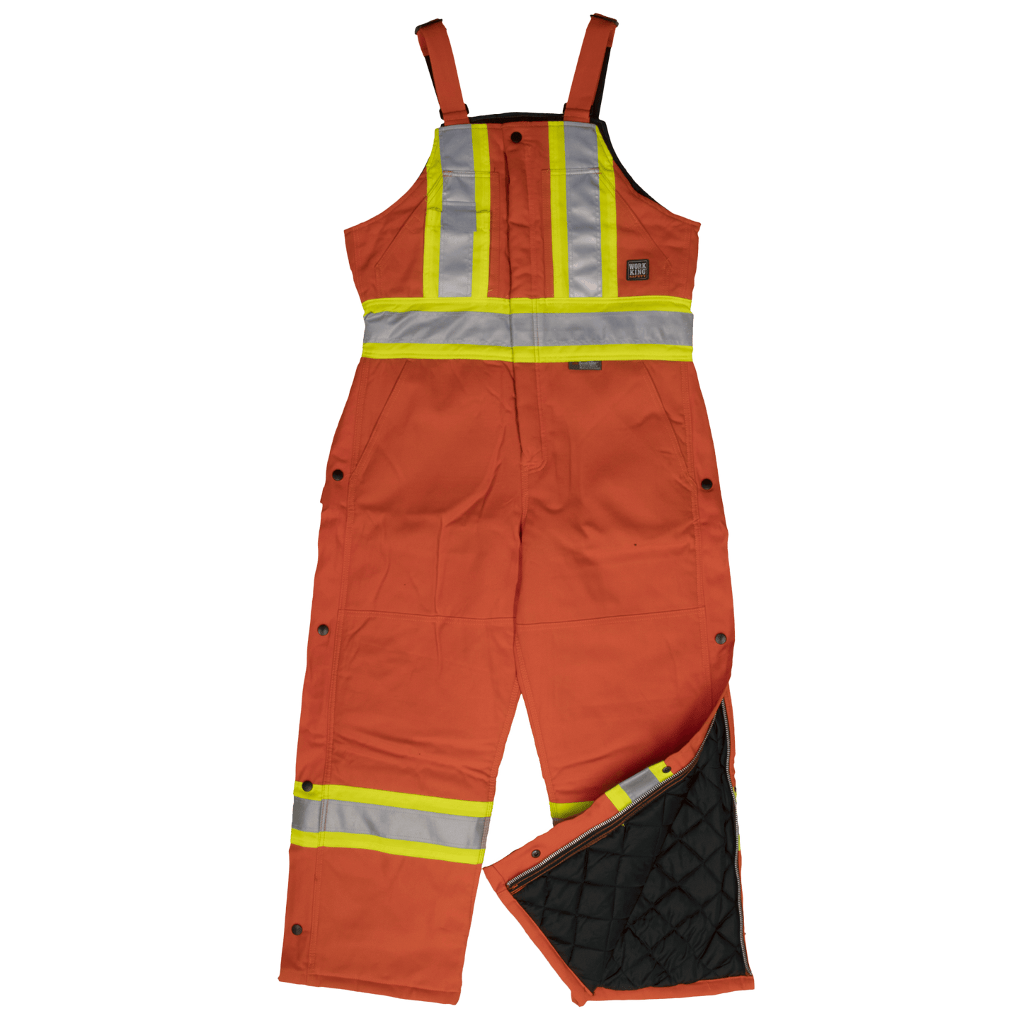 Tough Duck Insulated Safety Overall (Cotton Duck) - S757 - Orange