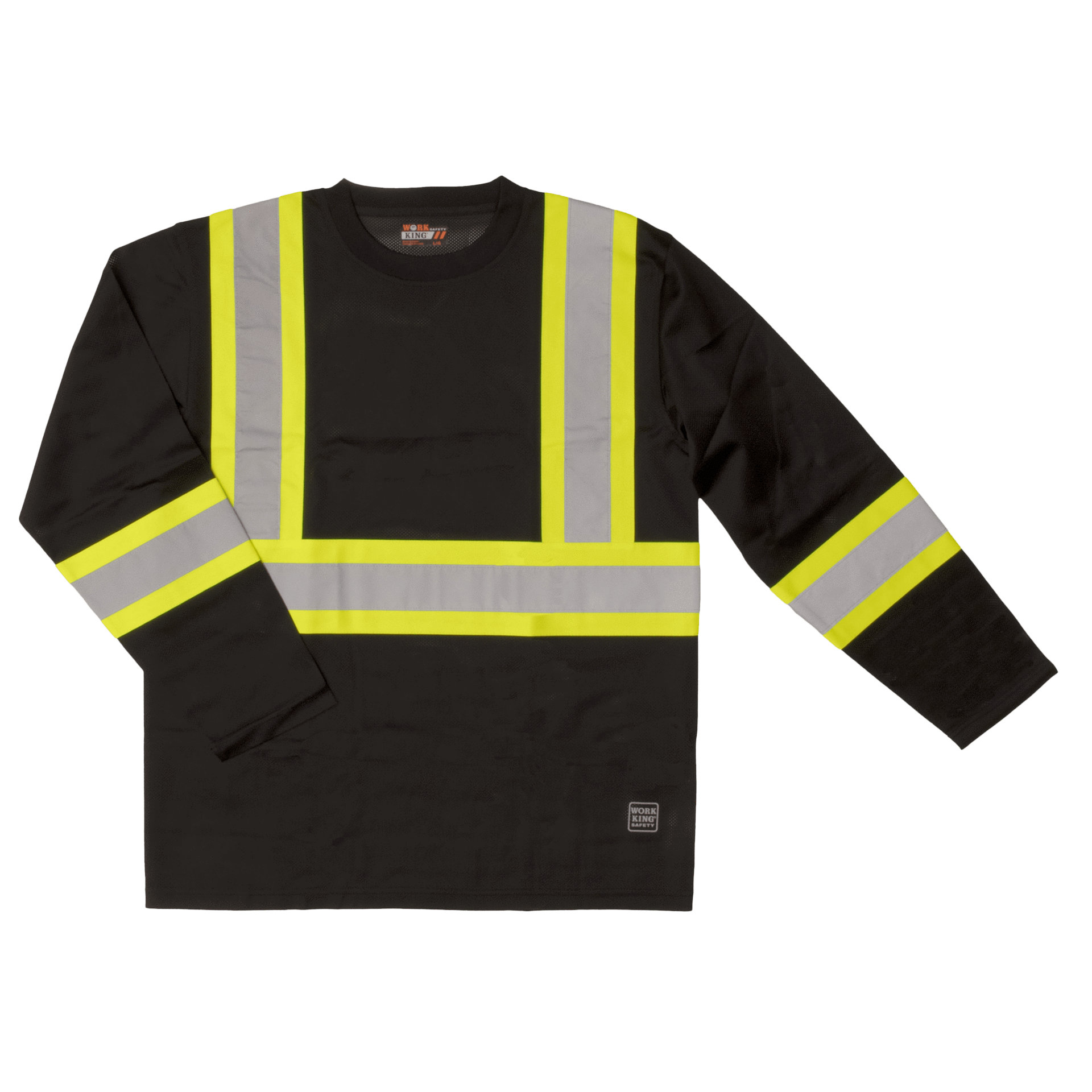 Tough Duck Long Sleeve Safety Shirt - ST10 - Black