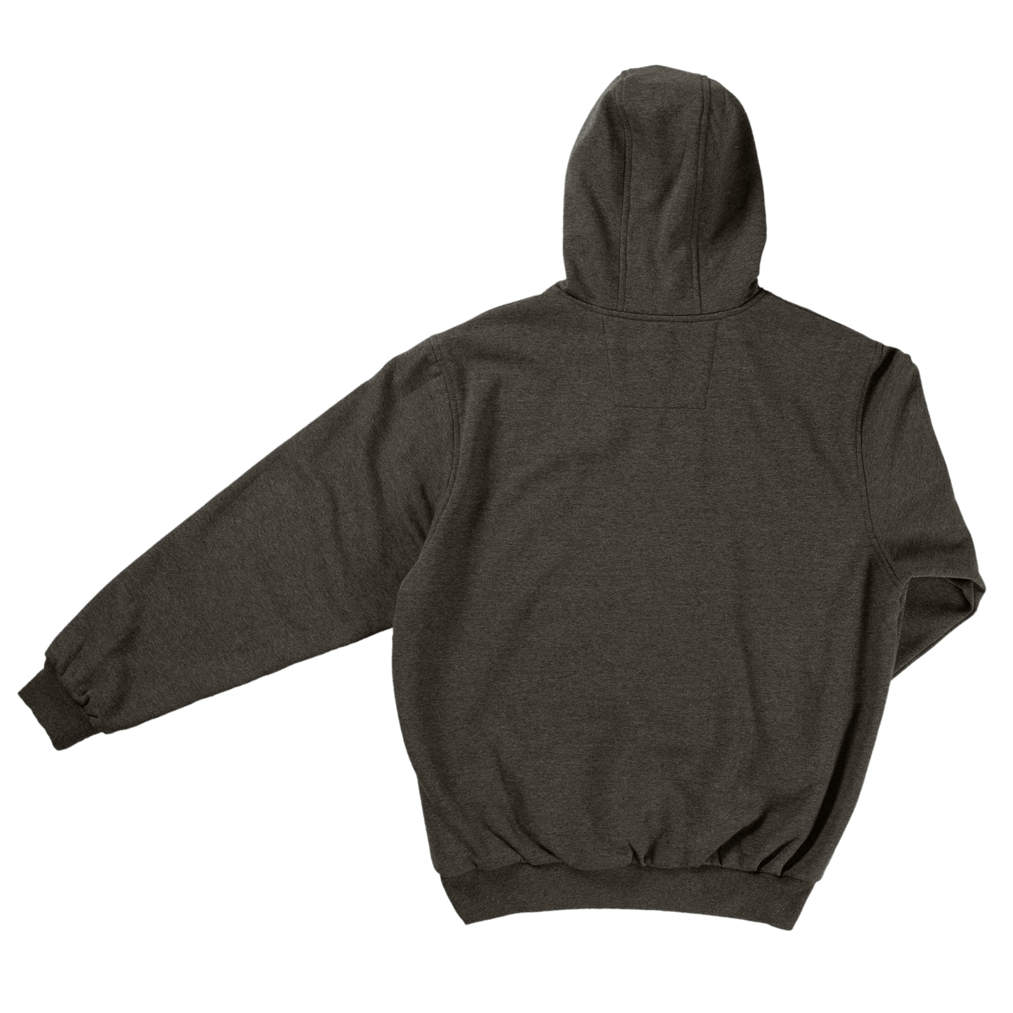 Tough Duck Pop Over Hoodie - WJ22 - Charcoal - back