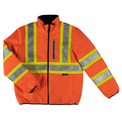 Tough Duck Reversible Safety Jacket - SJ27 - Fluorescent Orange