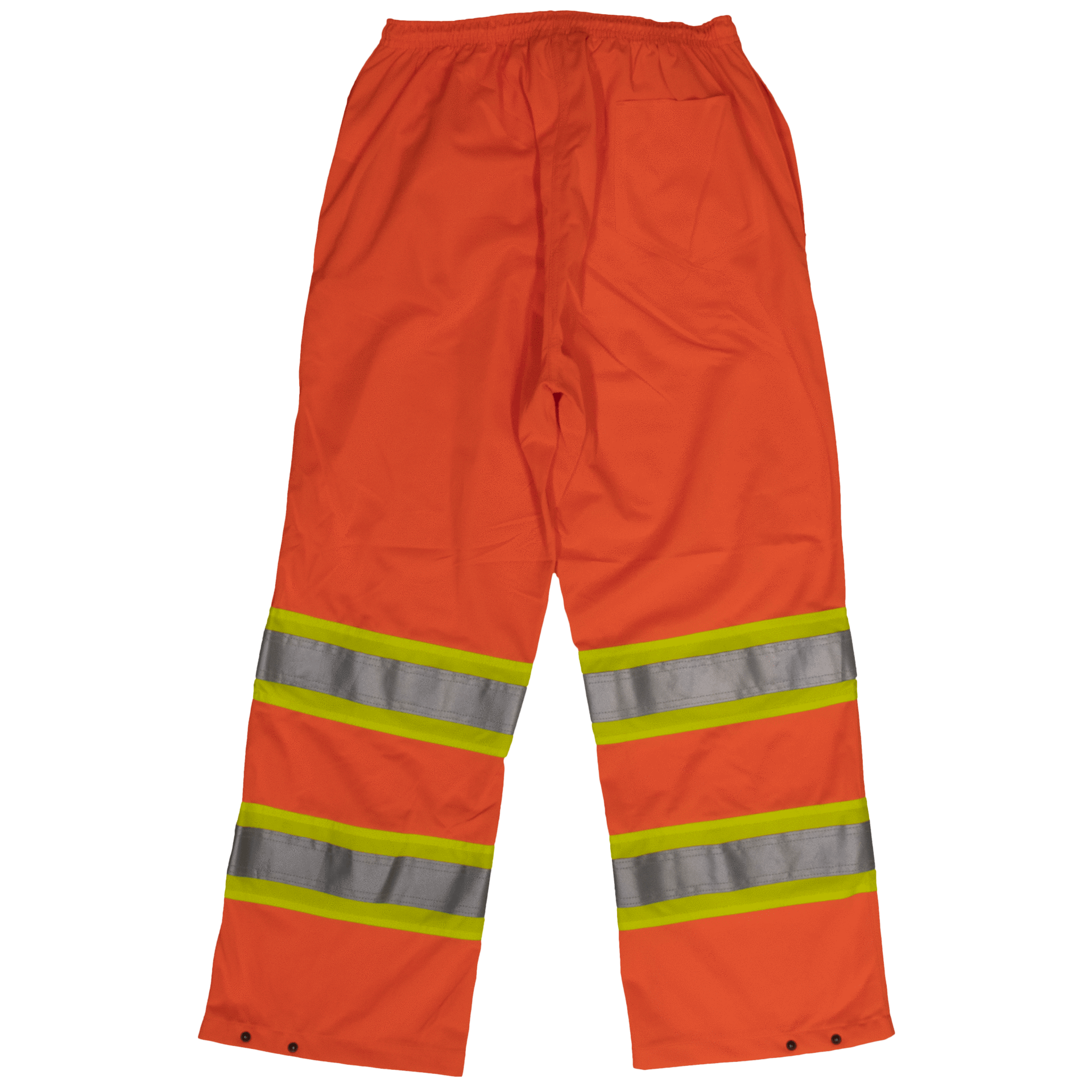 Tough Duck Safety Pull-On Pant - S603 - Fluorescent Orange - back