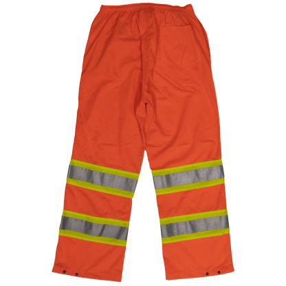 Tough Duck Safety Pull-On Pant - S603 - Fluorescent Orange - back