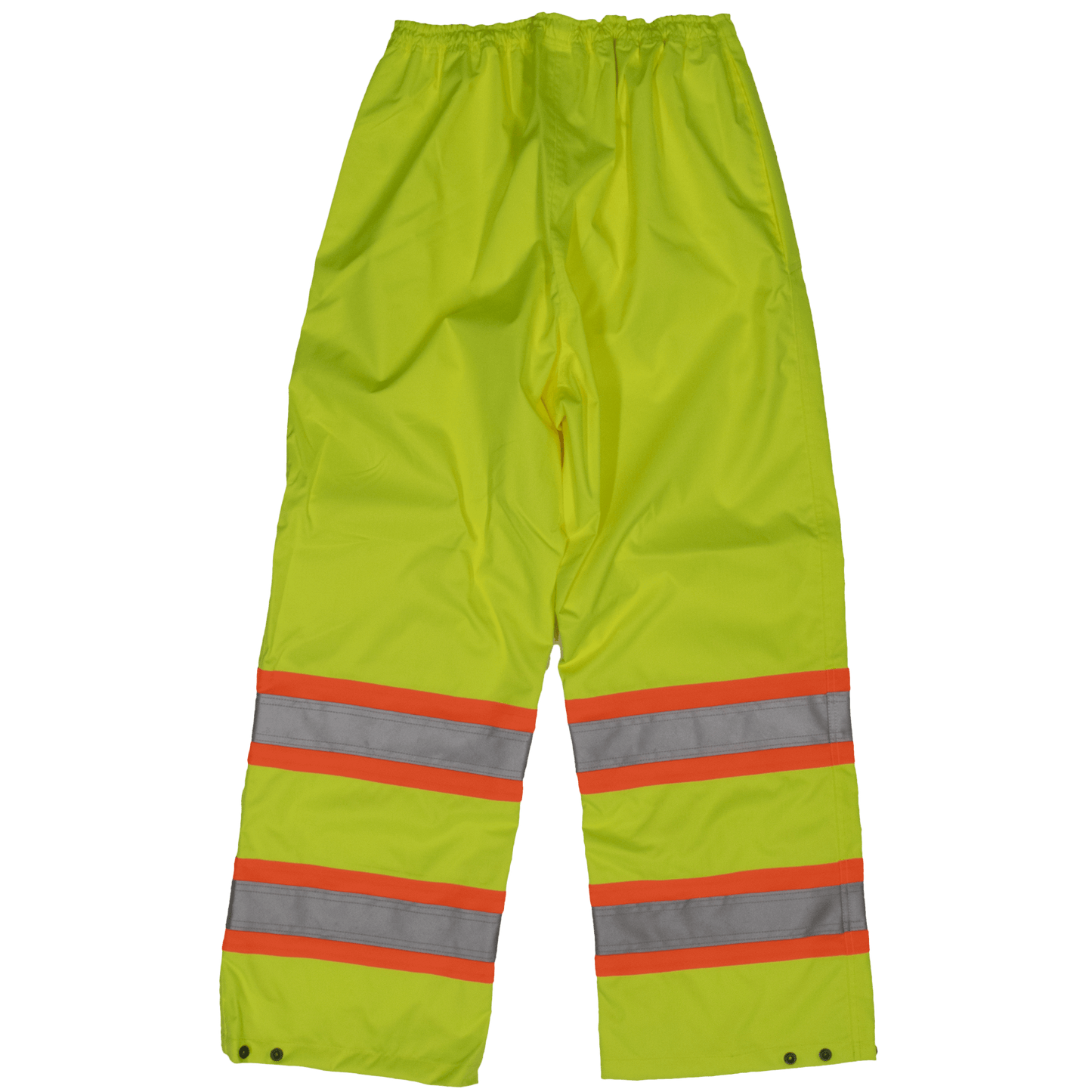 Tough Duck Safety Rain Pant - S374 - Fluorescent Green - back