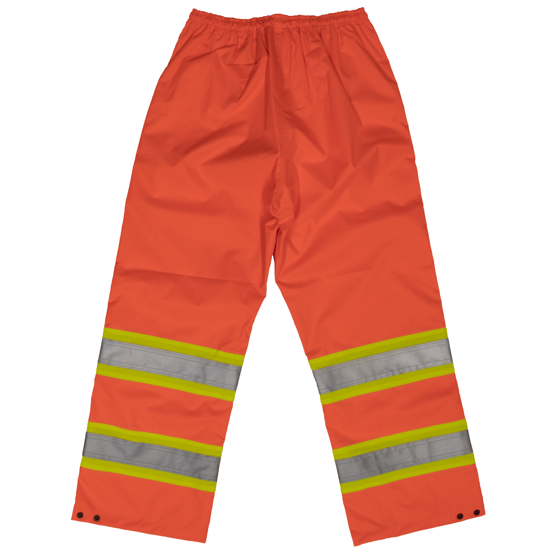 Tough Duck Safety Rain Pant - S374 - Fluorescent Orange - back
