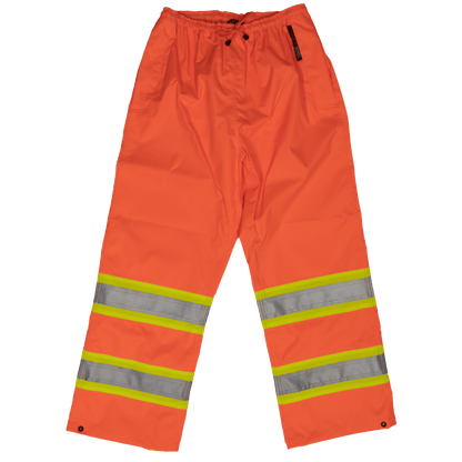 Tough Duck Safety Rain Pant - S374 - Fluorescent Orange