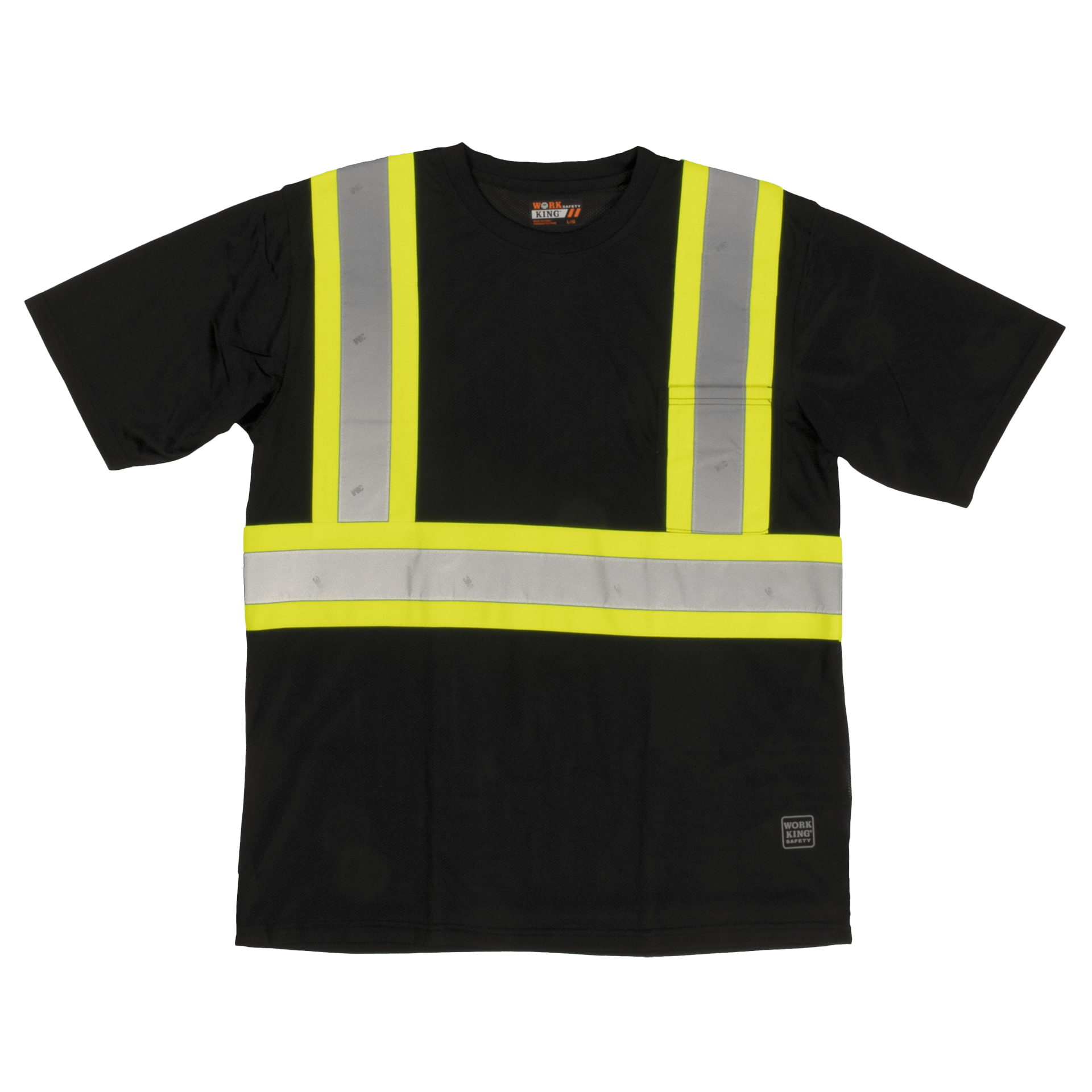 Tough Duck Short Sleeve Safety T-Shirt - S392 - Black