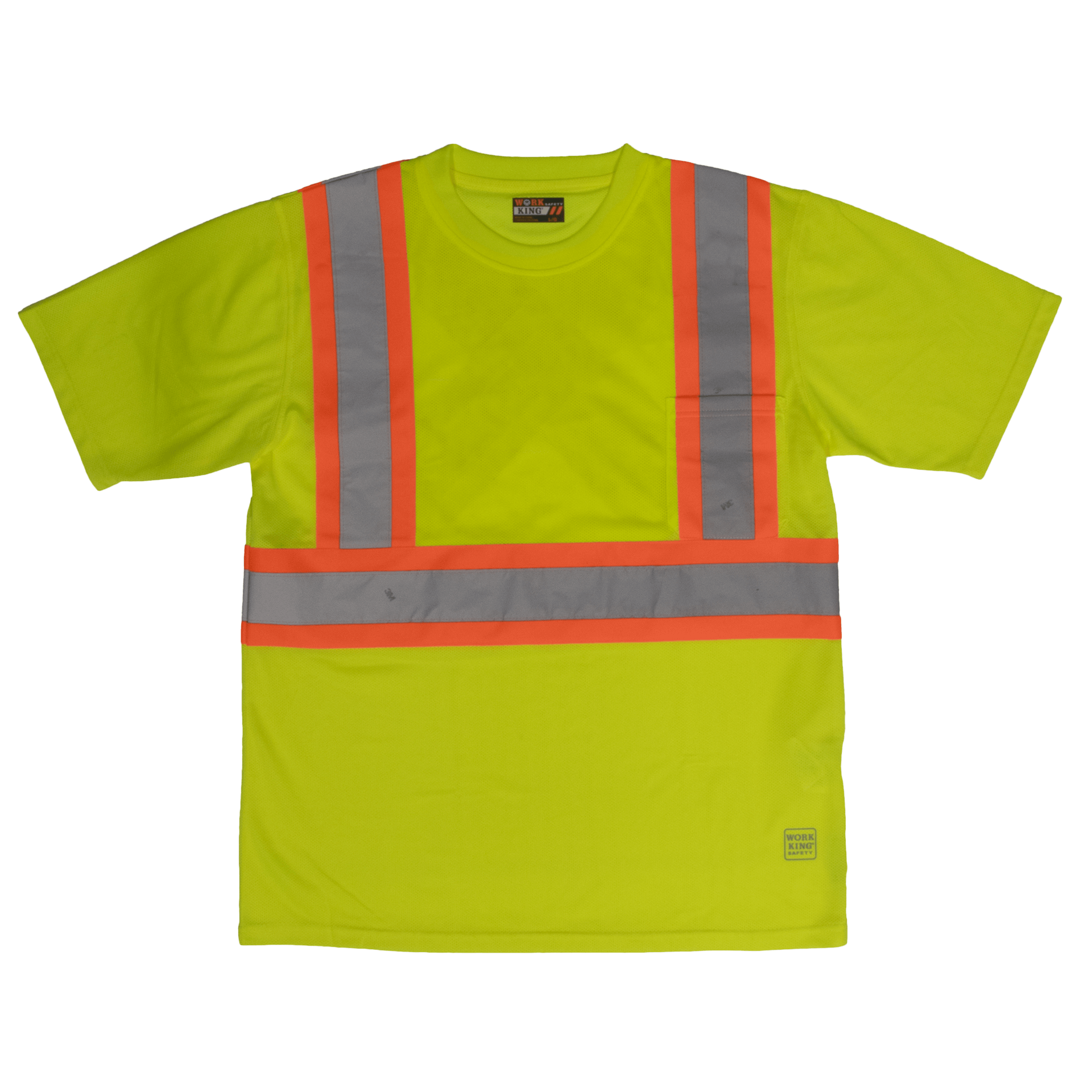 Tough Duck Short Sleeve Safety T-Shirt - S392 - Fluorescent Green