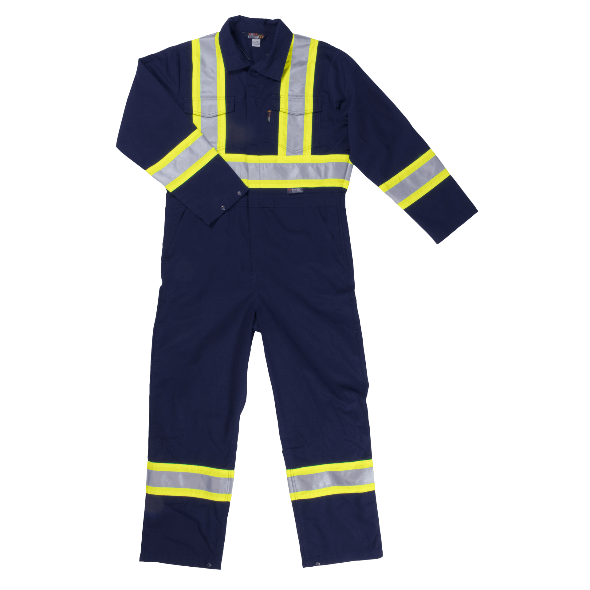 Tough Duck Unlined Safety Coverall - S792 - Navy