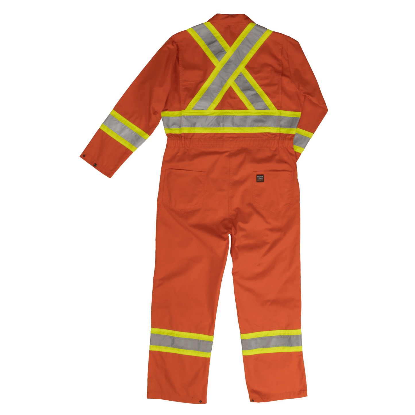 Tough Duck Unlined Safety Coverall - S792 - Orange - back