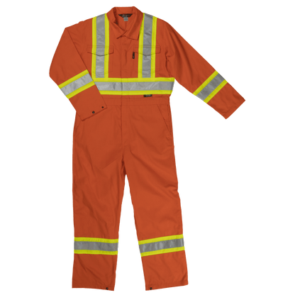 Tough Duck Unlined Safety Coverall - S792 - Orange