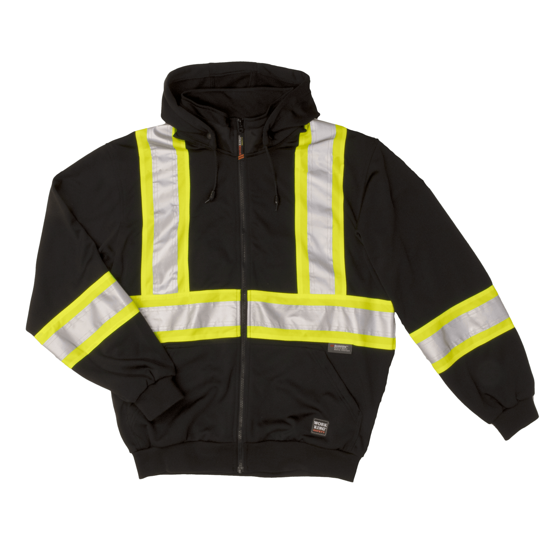 Tough Duck Unlined Safety Hoodie - S494 - Black
