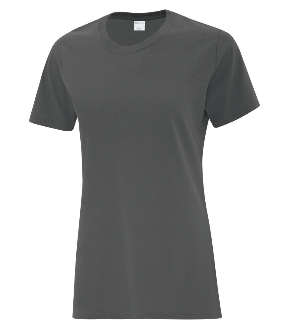 Basic T-Shirt: Women's Cut - ATC1000L - Charcoal