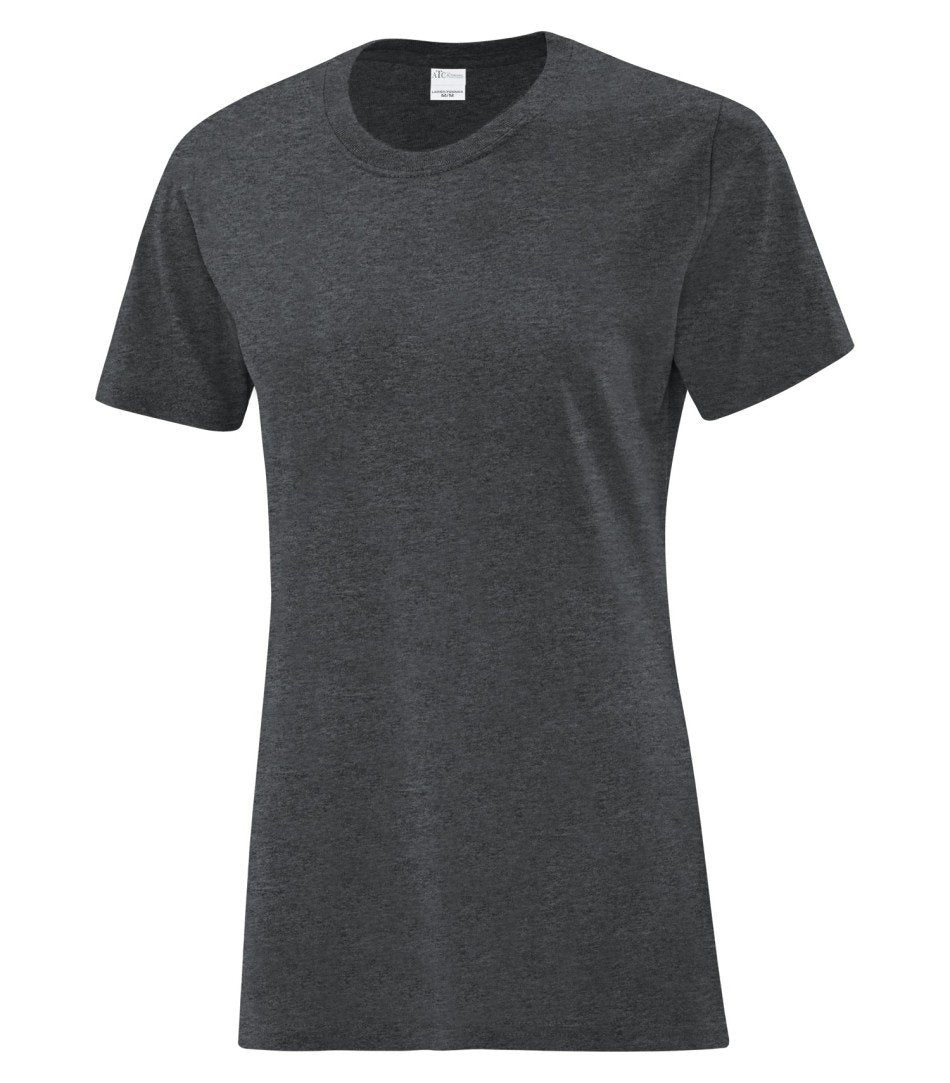Basic T-Shirt: Women's Cut - ATC1000L - Dark Heather