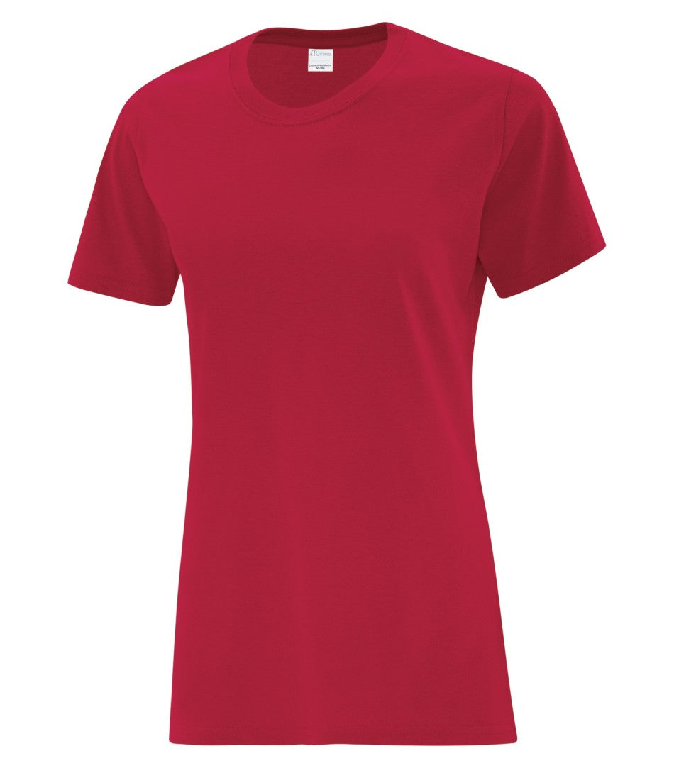 Basic T-Shirt: Women's Cut - ATC1000L - Red