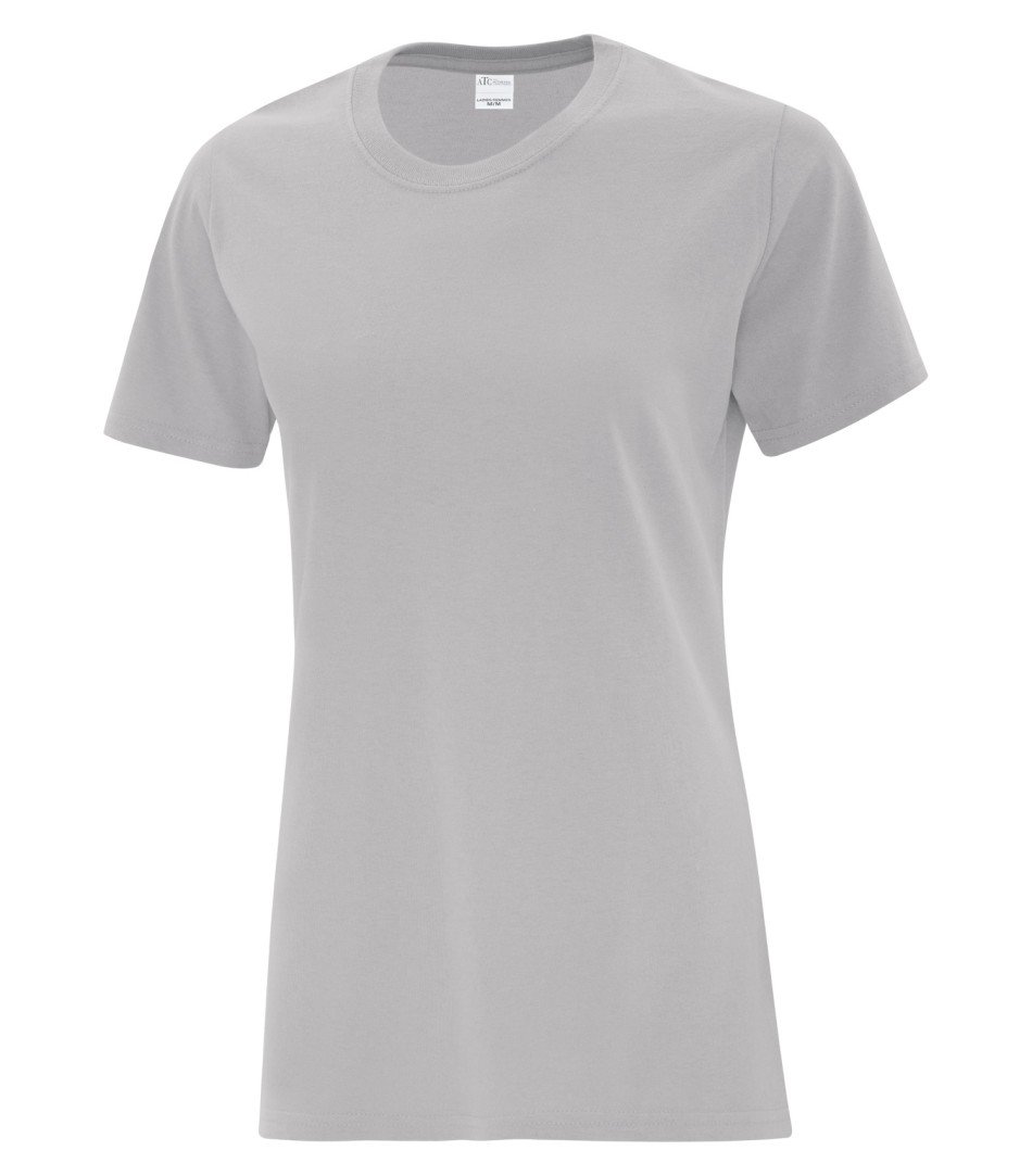 Basic T-Shirt: Women's Cut - ATC1000L - Silver
