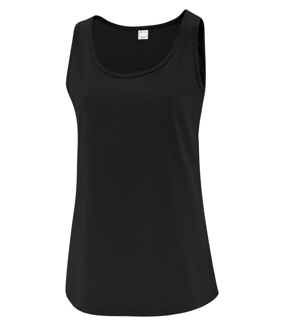 Basic Sleeveless Shirt: Women's Cut - ATC1004L - Black