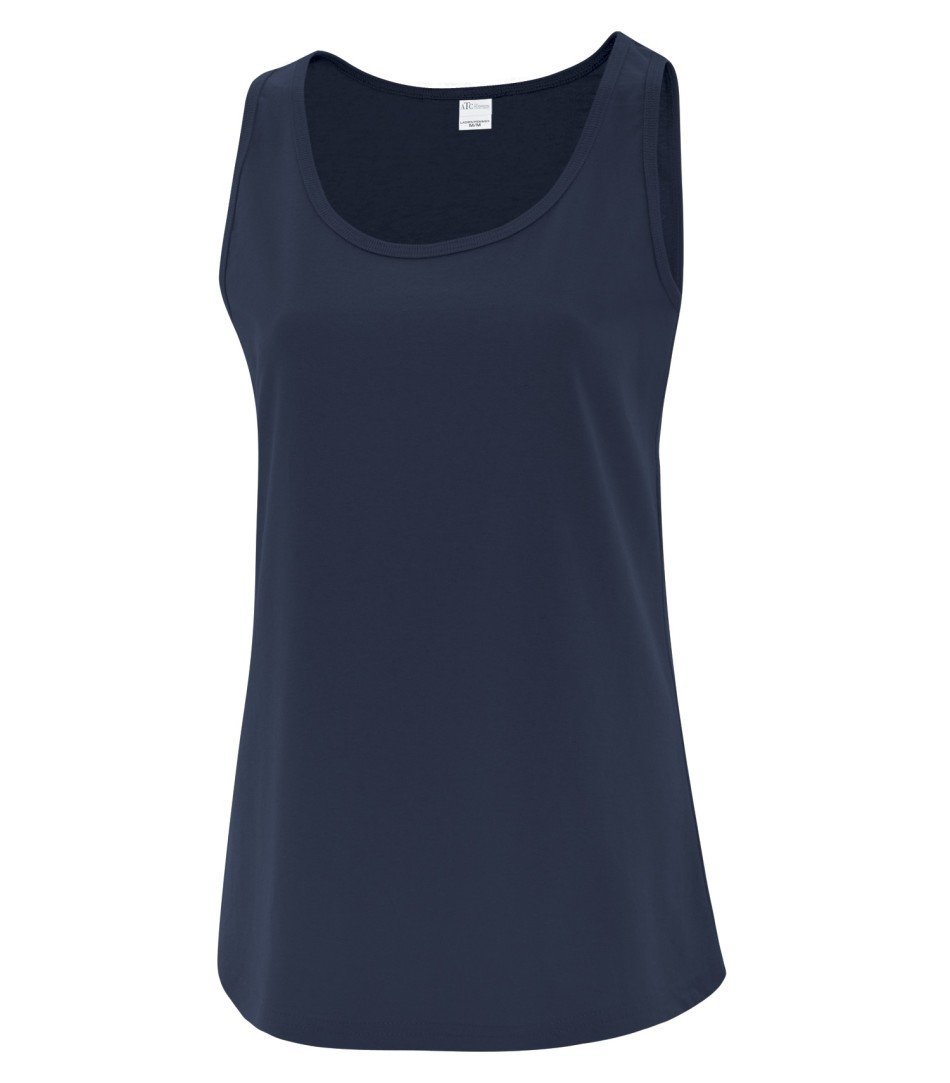 Basic Sleeveless Shirt: Women's Cut - ATC1004L - Navy