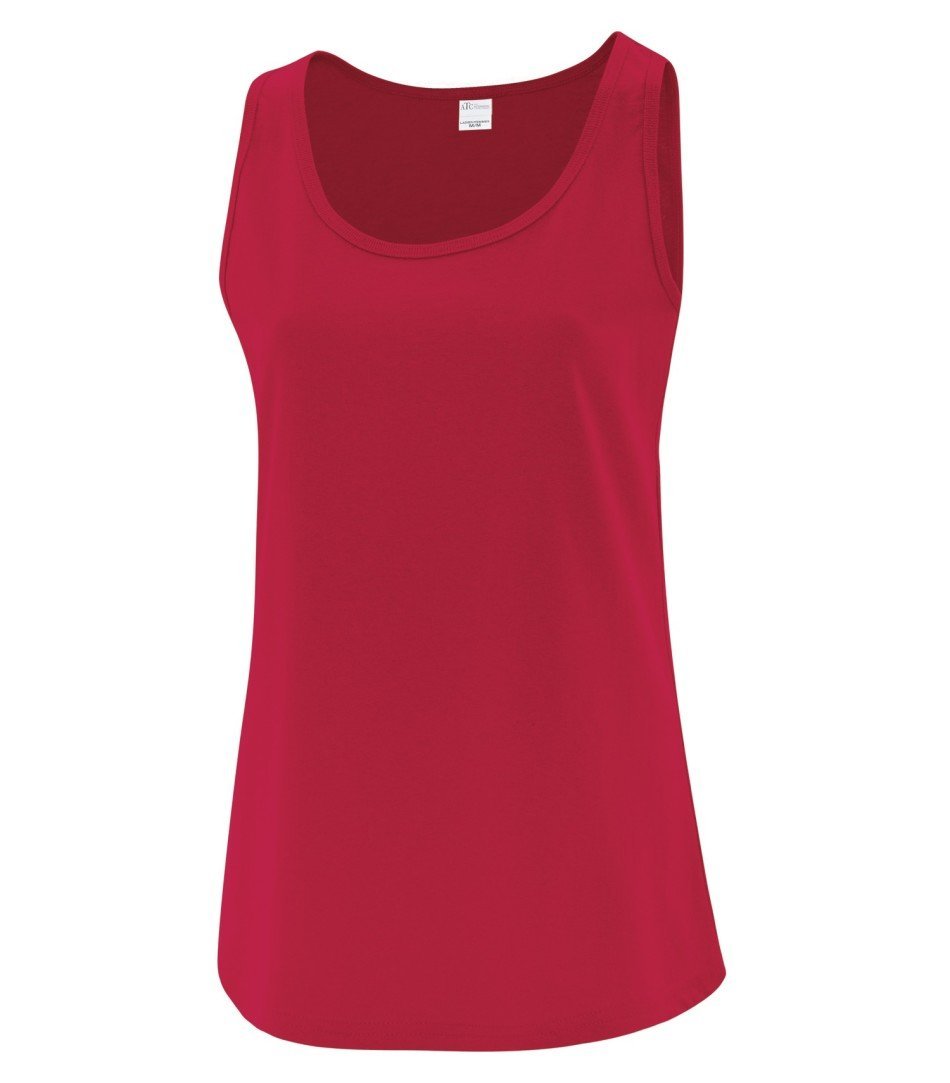 Basic Sleeveless Shirt: Women's Cut - ATC1004L - Red