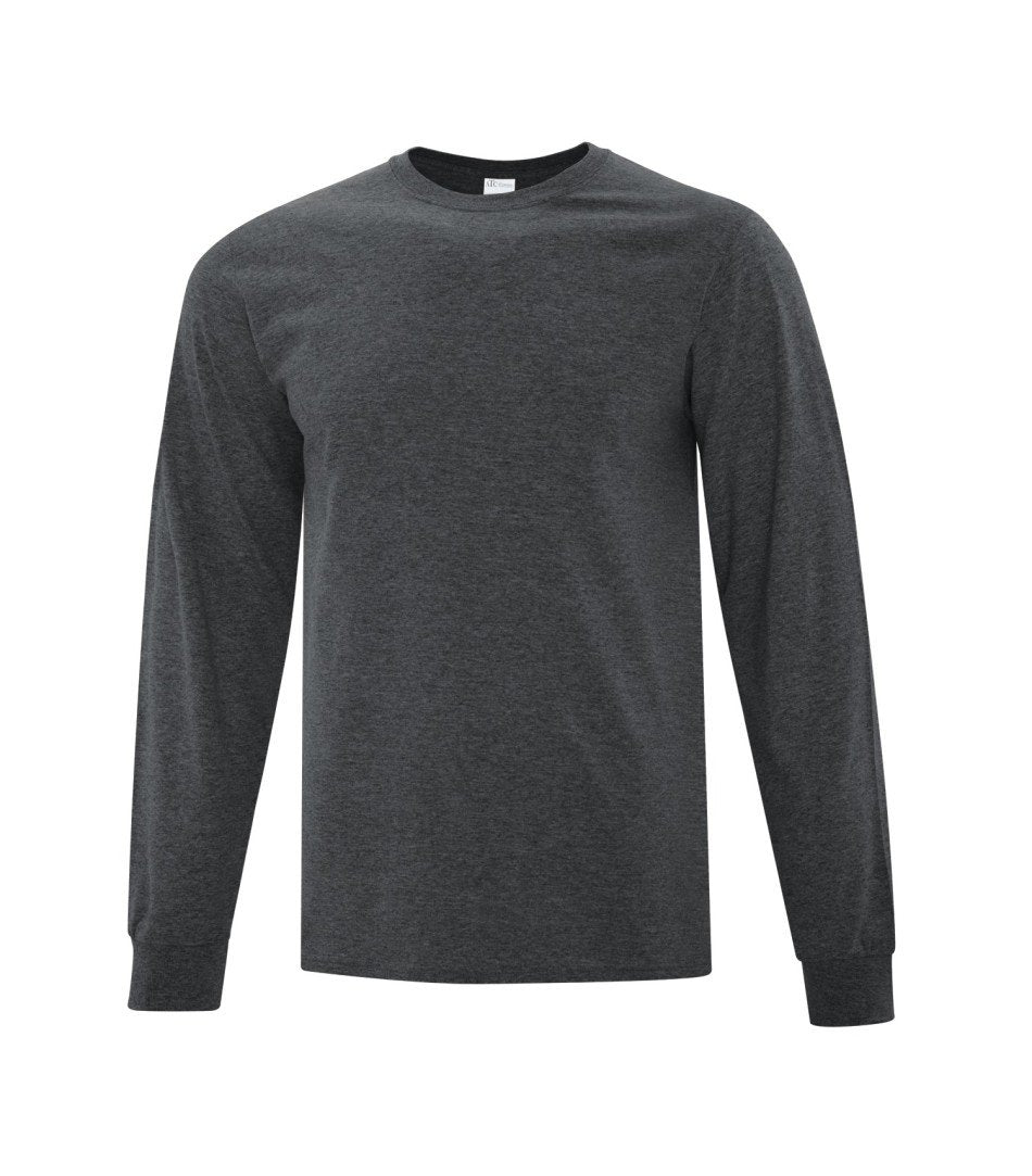 Basic Long Sleeve Shirt - ATC1015 - Dark Heather Grey