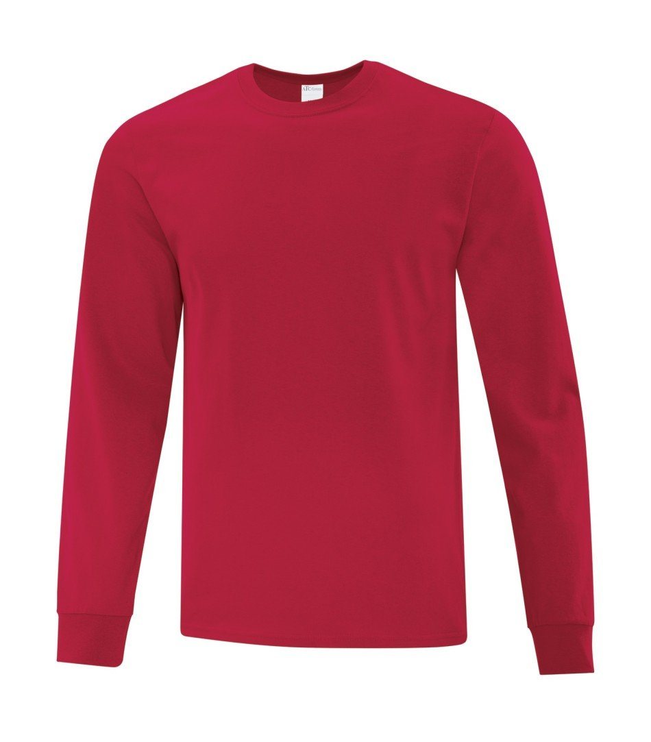 Basic Long Sleeve Shirt - ATC1015 - Red