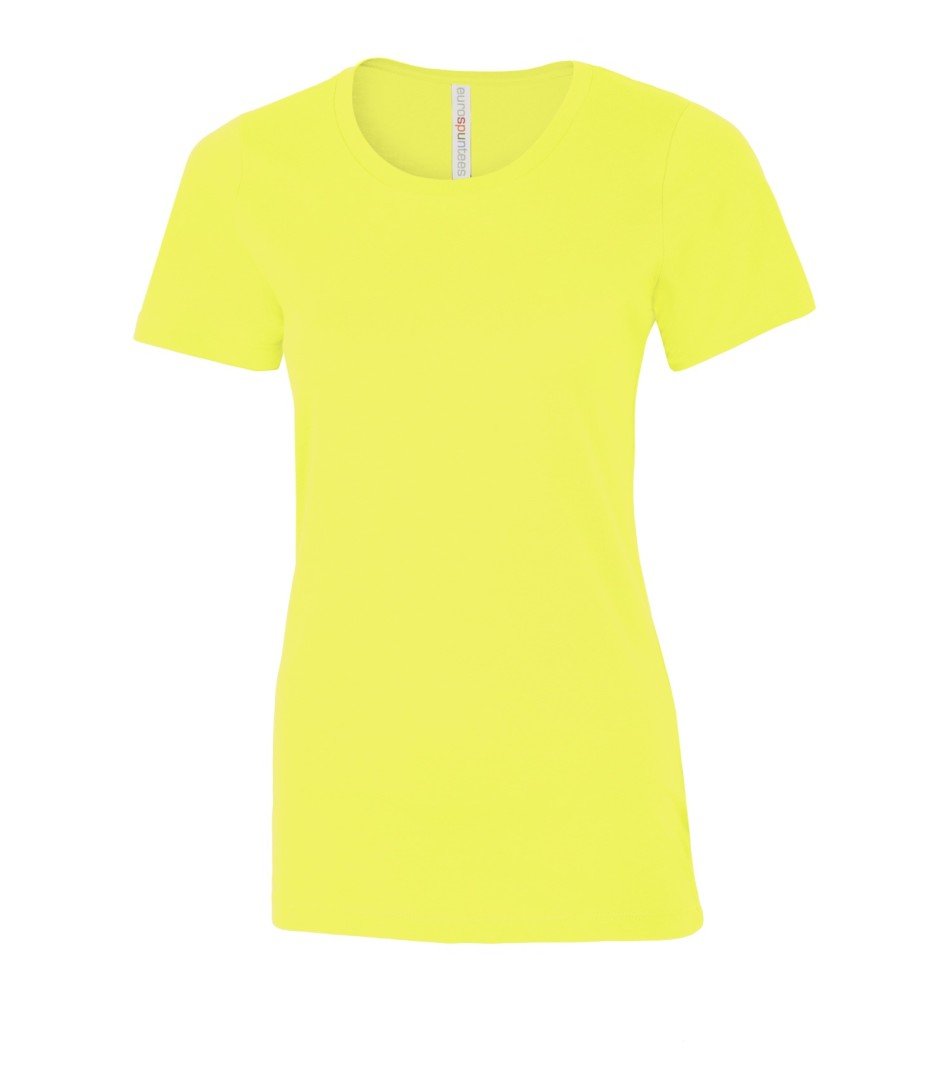 Premium T-Shirt: Women's Cut - ATC8000L - Extreme Yellow
