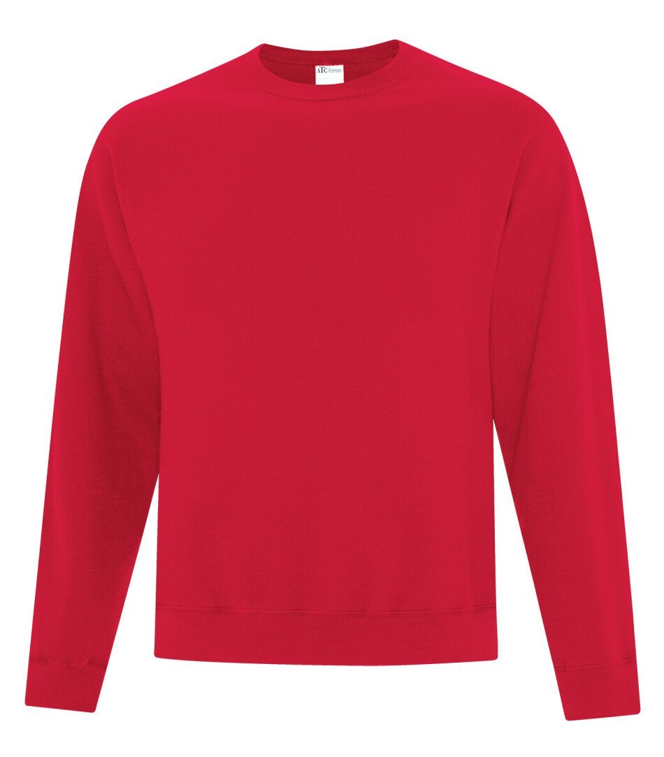 Basic Fleece Sweater: Crew Neck