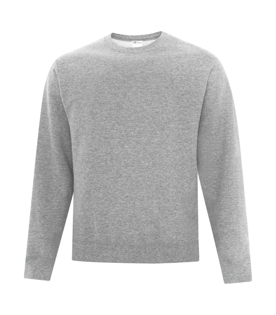 Basic Fleece Sweater: Crew Neck - ATCF2400 - Athletic Heather