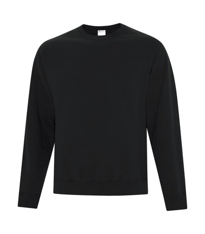 Basic Fleece Sweater: Crew Neck - ATCF2400 - Black