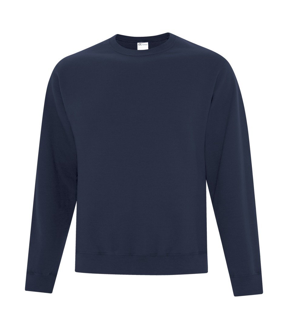 Basic Fleece Sweater: Crew Neck - ATCF2400 - Navy